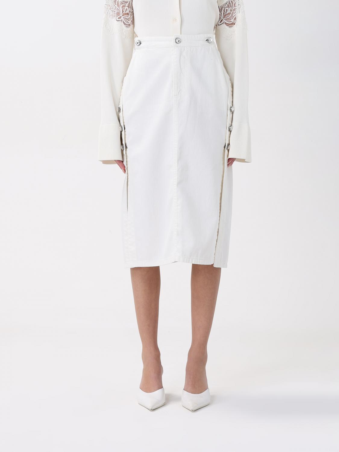 Ermanno Scervino Skirt  Woman Color White In White