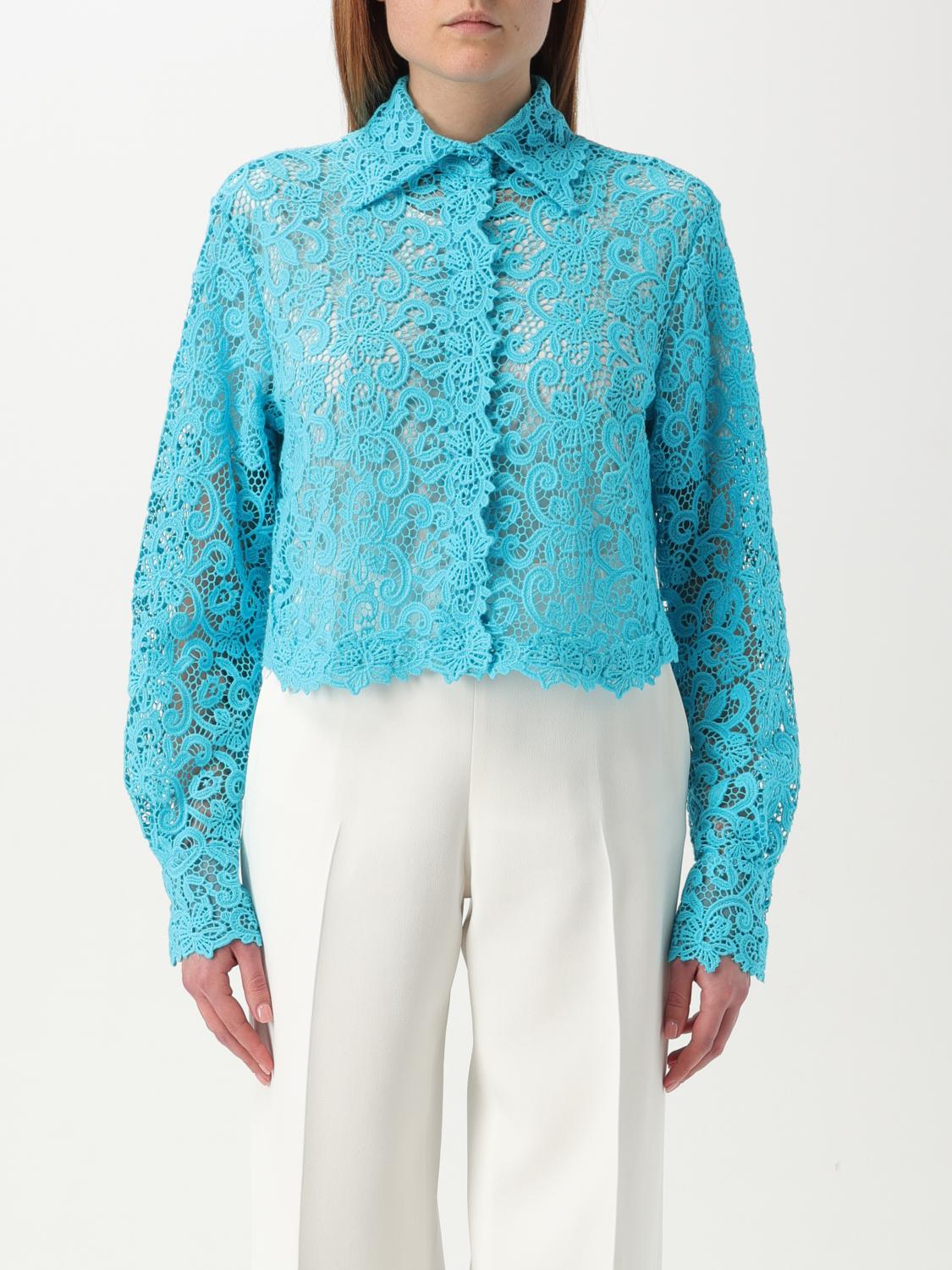 Ermanno Scervino Life Shirt  Woman Color Turquoise In Turquoise