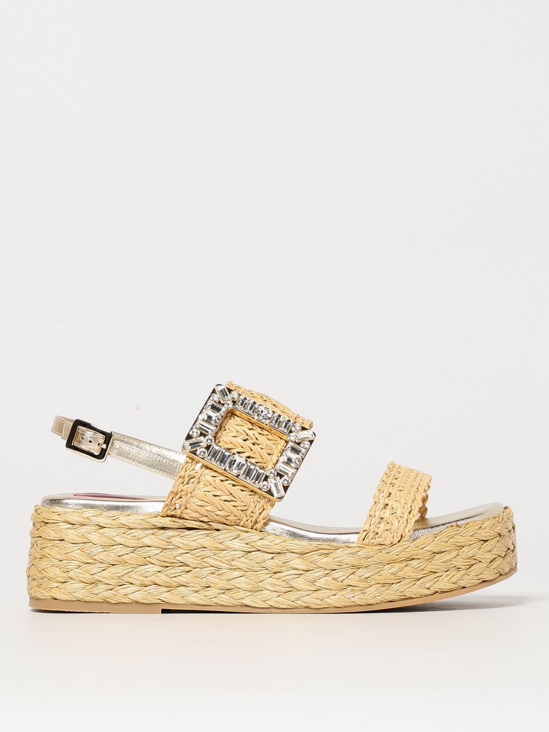 ROGER VIVIER HEELED SANDALS ROGER VIVIER WOMAN COLOR CREAM 423395078