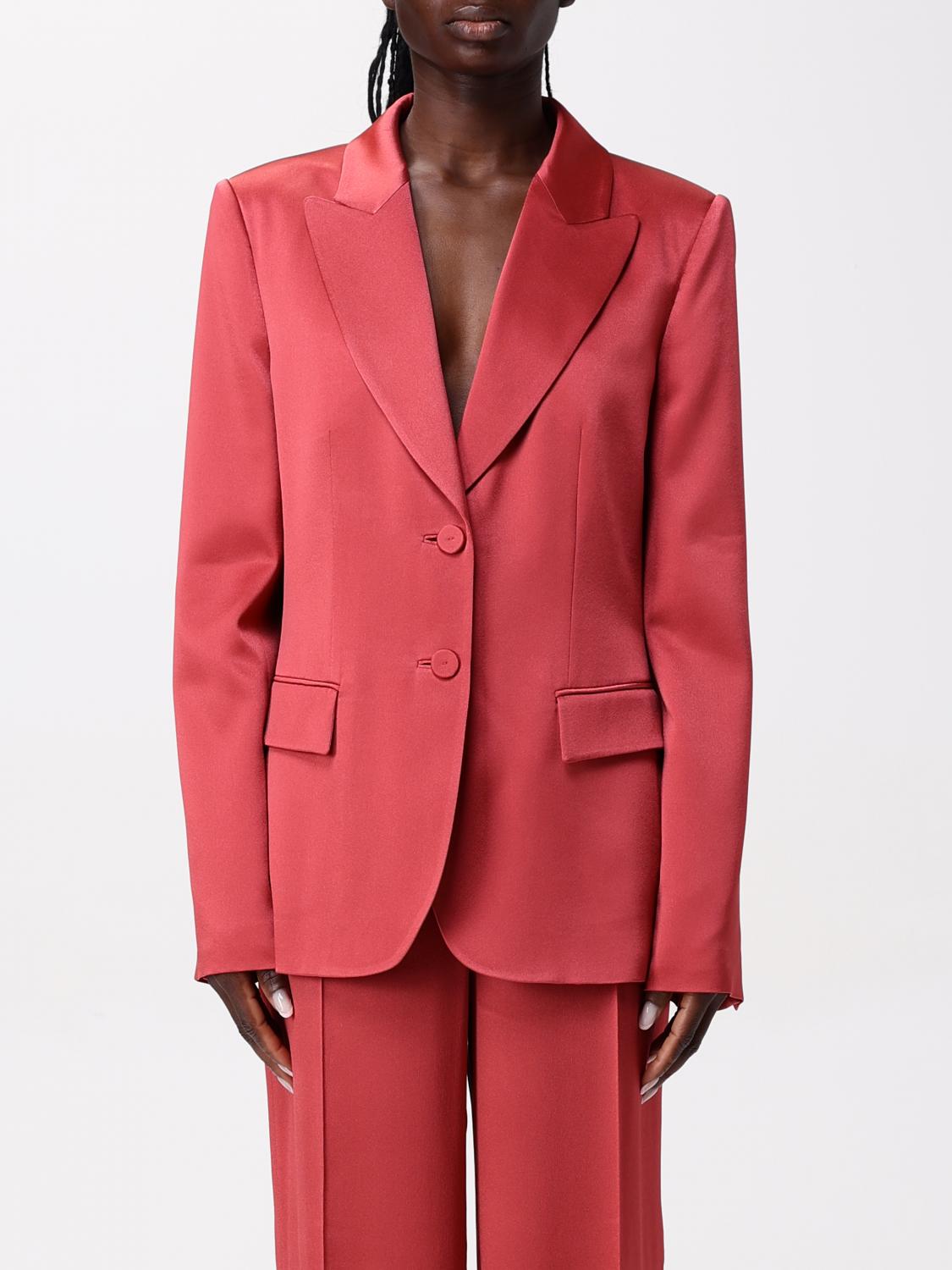Shop Alberta Ferretti Blazer Woman Color Lilac