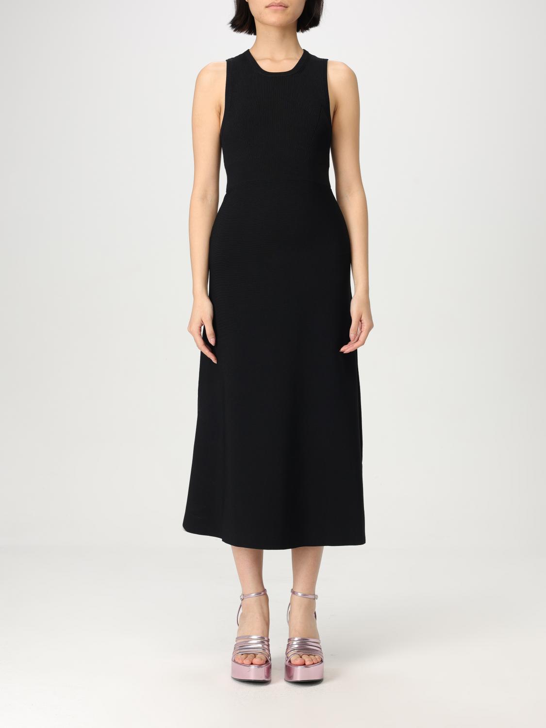 Moschino Dress Jeans Woman Color Black In Black