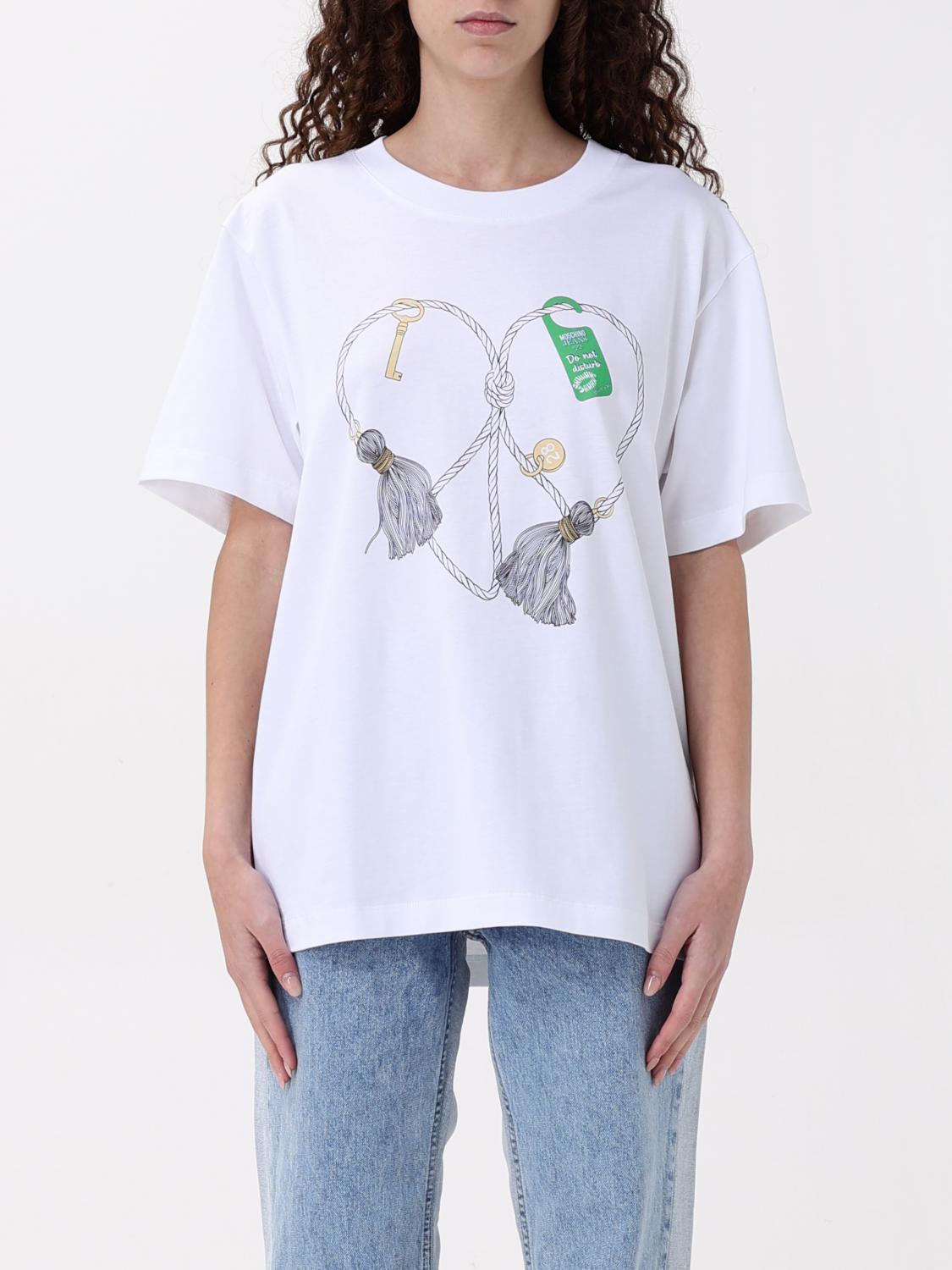 Moschino Graphic-print T-shirt In White