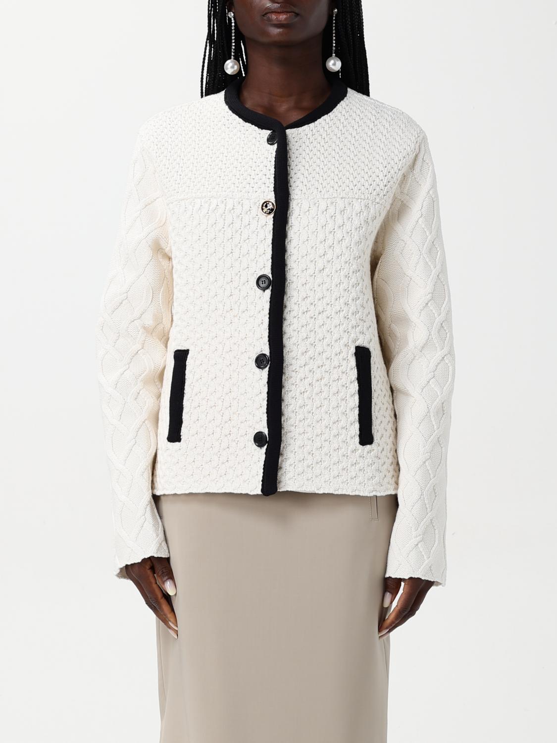 Moschino Jacket Couture Woman Color Ivory In Ivory