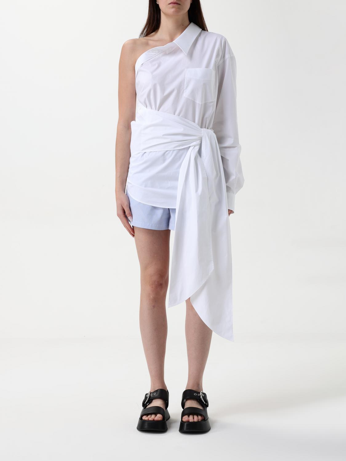 Moschino Shirt  Couture Woman Color White In White