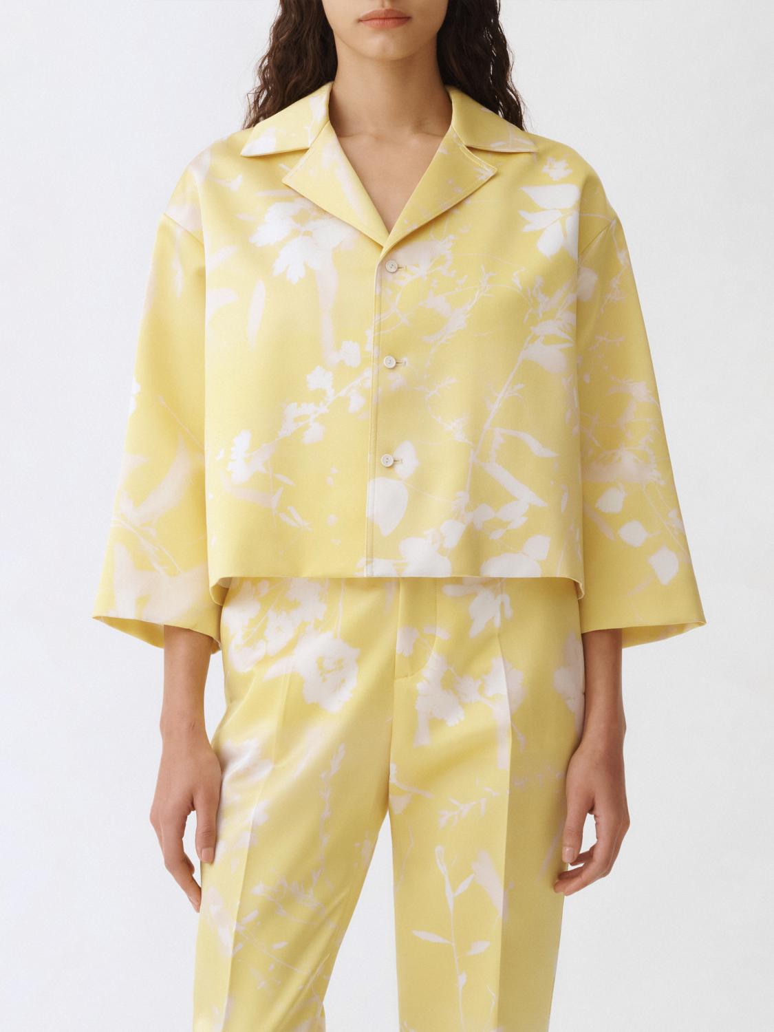 Shop Fabiana Filippi Jacket Woman Color Yellow