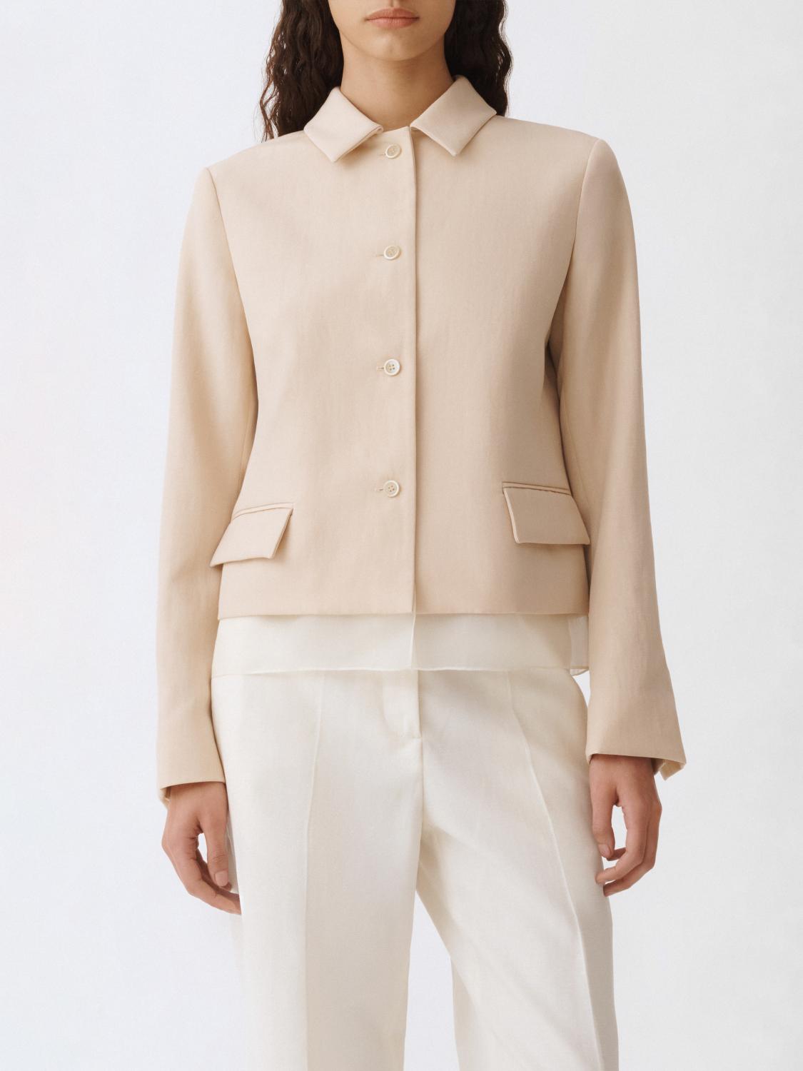 Fabiana Filippi Jacket  Woman Color Sand In Sand