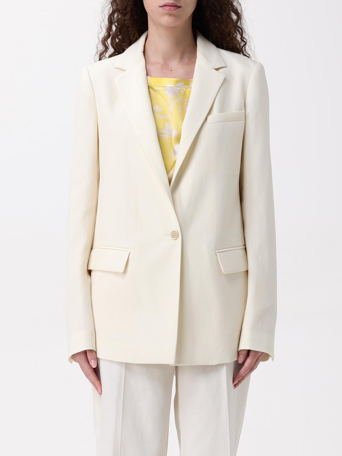 Shop Fabiana Filippi Blazer Woman Color Cream