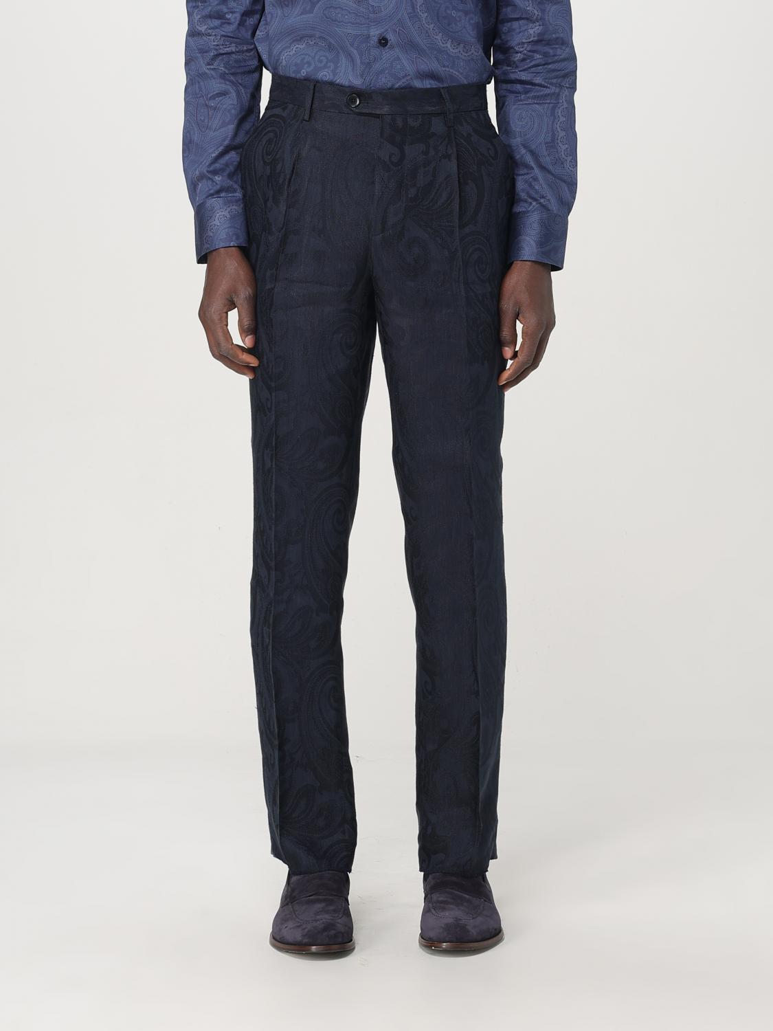 Etro Pants  Men Color Blue In Blue