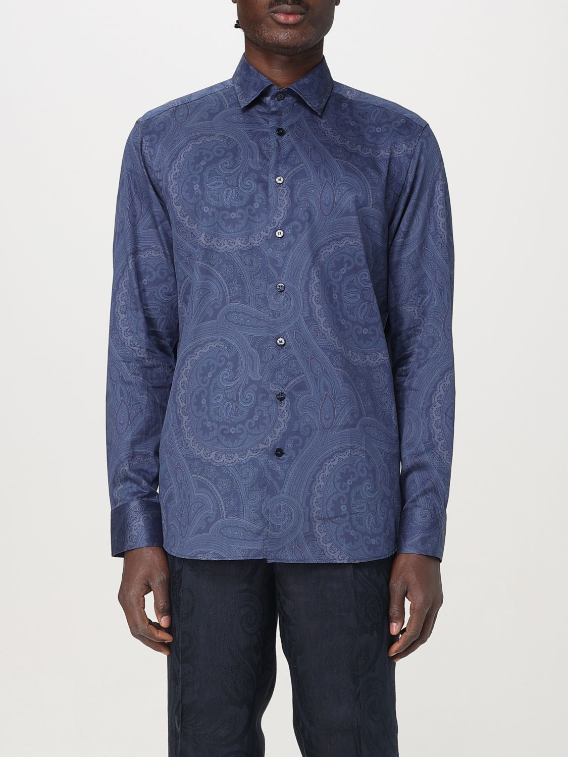 ETRO SHIRT ETRO MEN COLOR BLUE 423676009