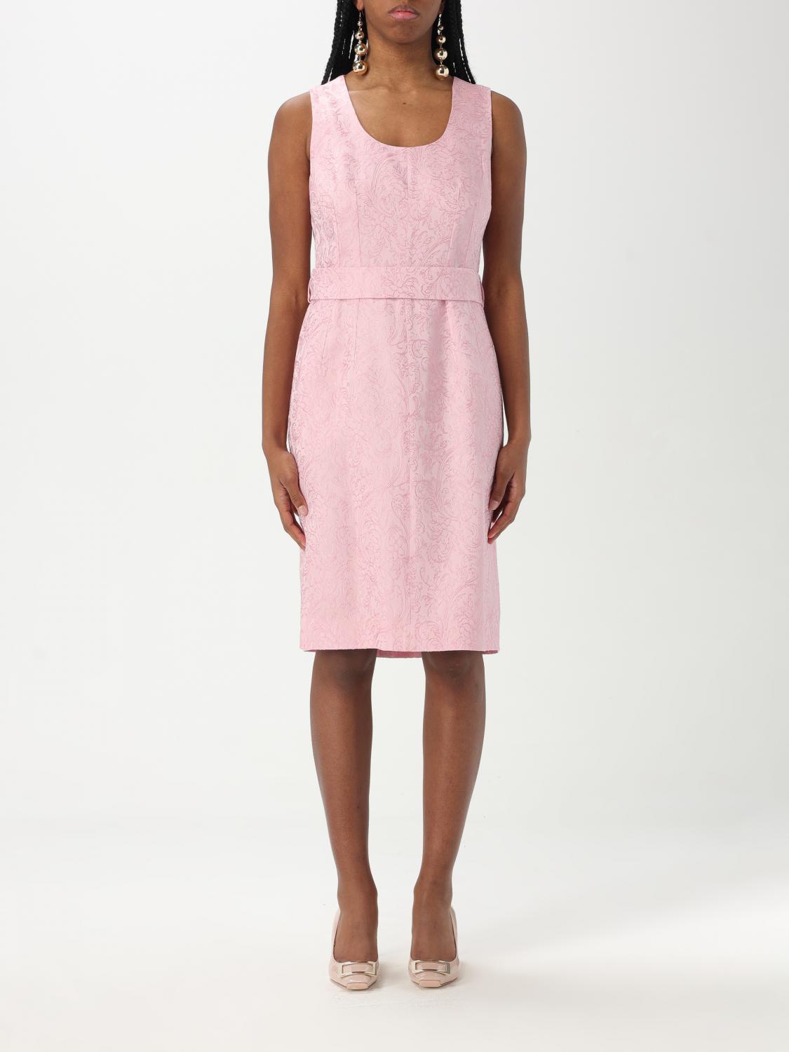 Shop Etro Dress Woman Color Pink