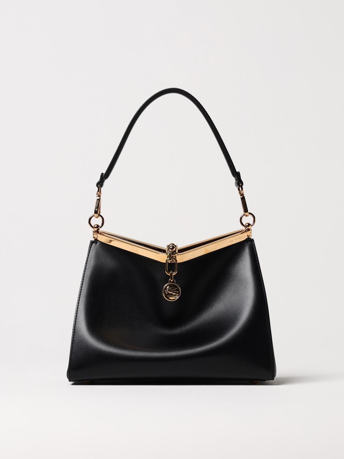 Etro Shoulder Bag Woman Color Black In Black