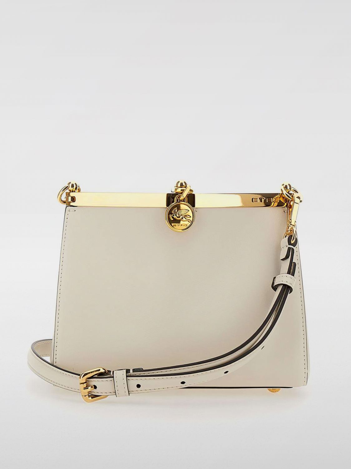 Etro Vela Mini Cream Calfskin Bag