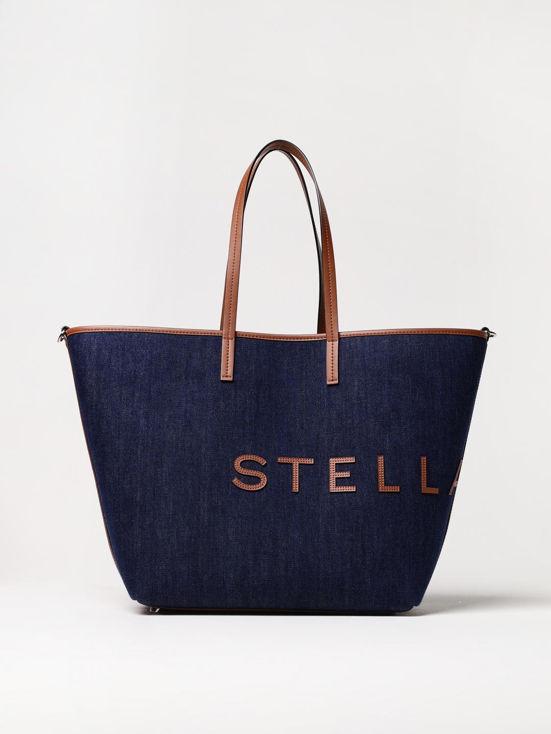Stella Mccartney Tote Bags  Woman Color Denim In Denim