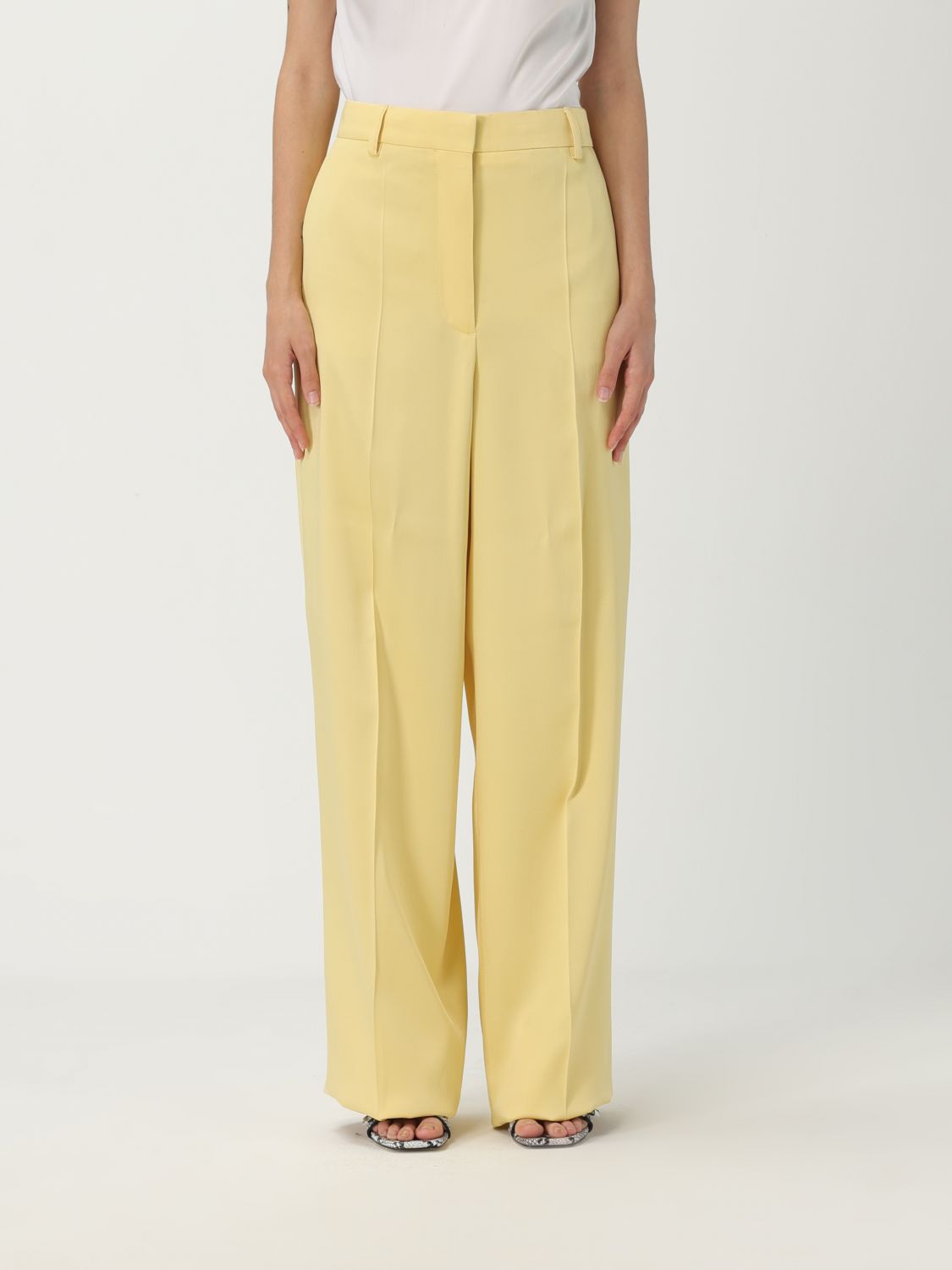 Pants Woman color Yellow - Stella Mccartney - Modalova