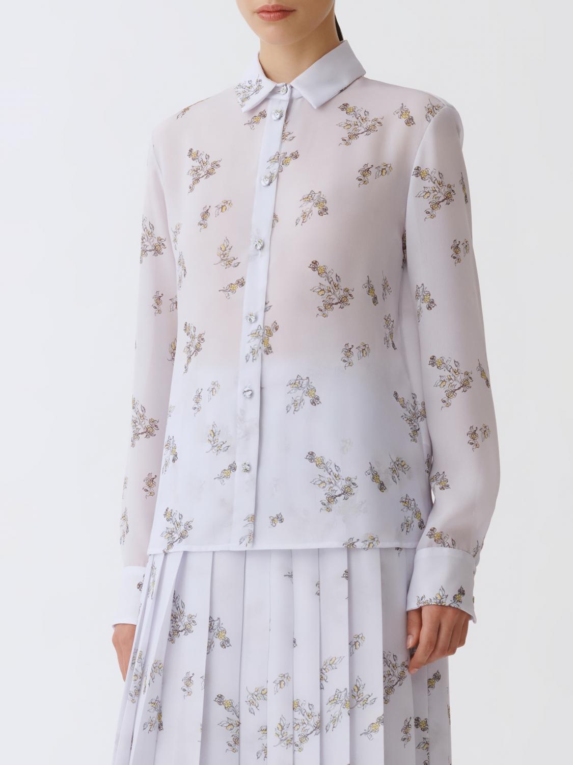 Shop Fabiana Filippi Shirt Woman Color Lilac