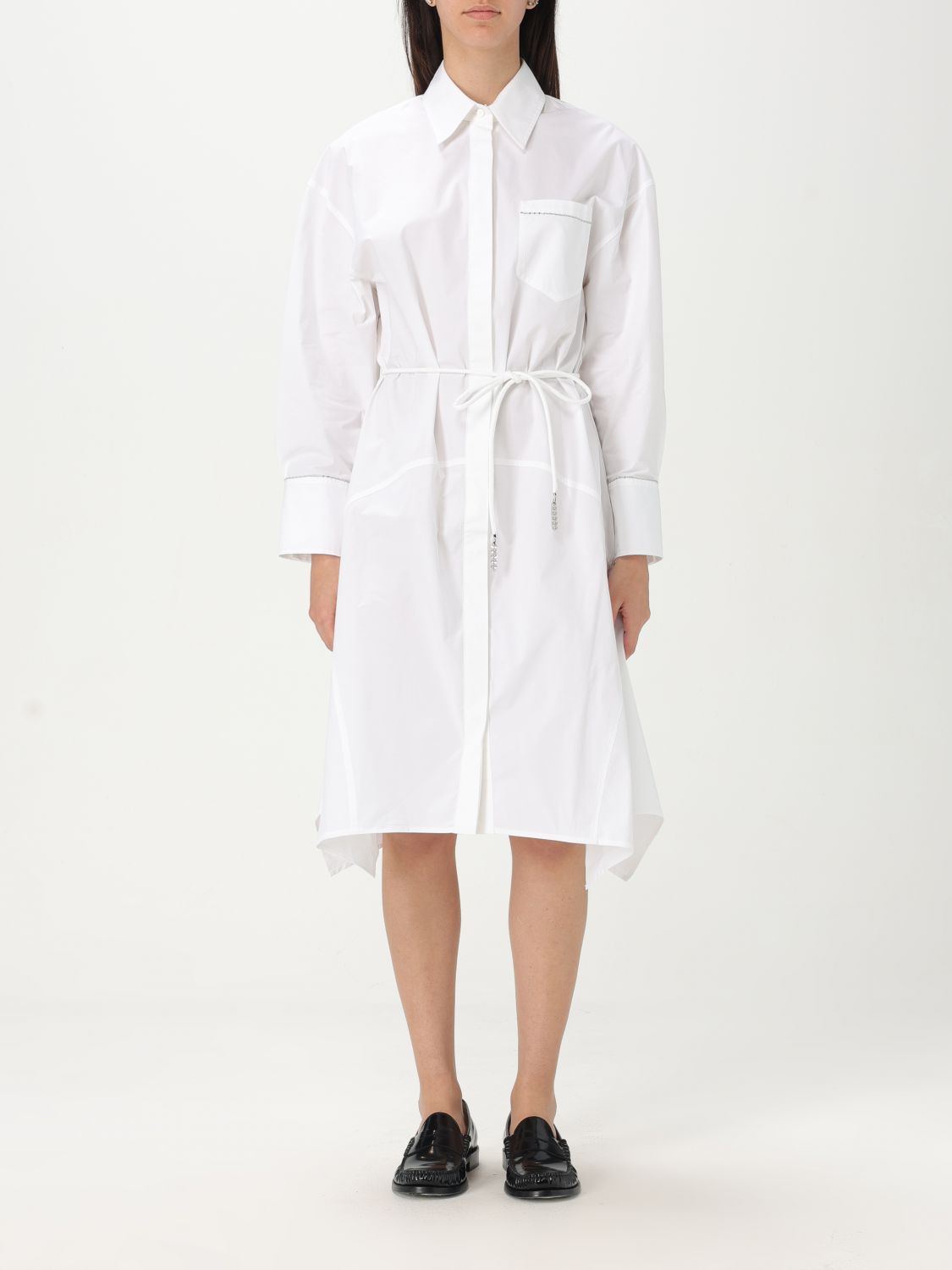 Fabiana Filippi Dress Woman Color White In White