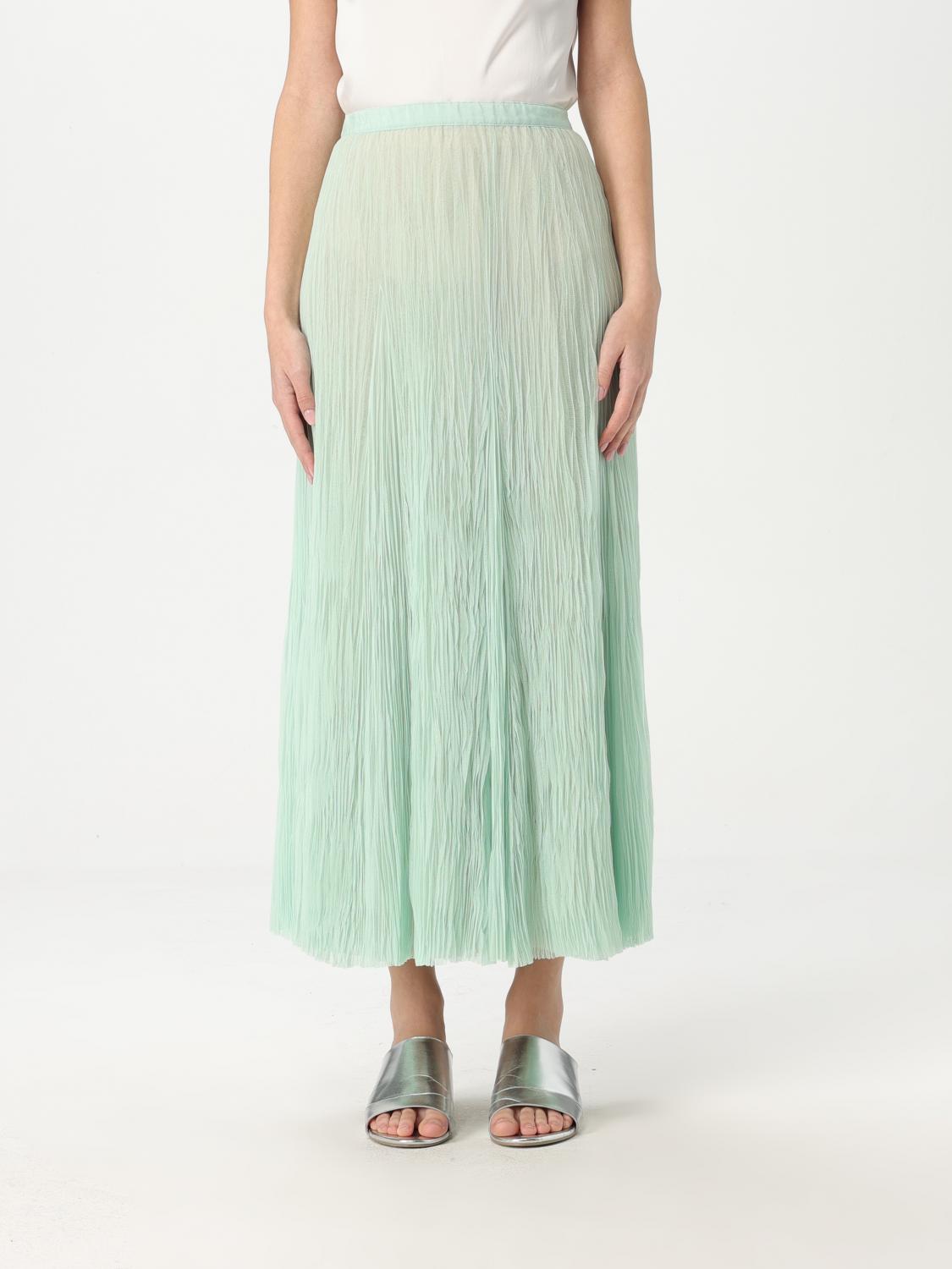 Fabiana Filippi Tulle Midi Skirt In Mint