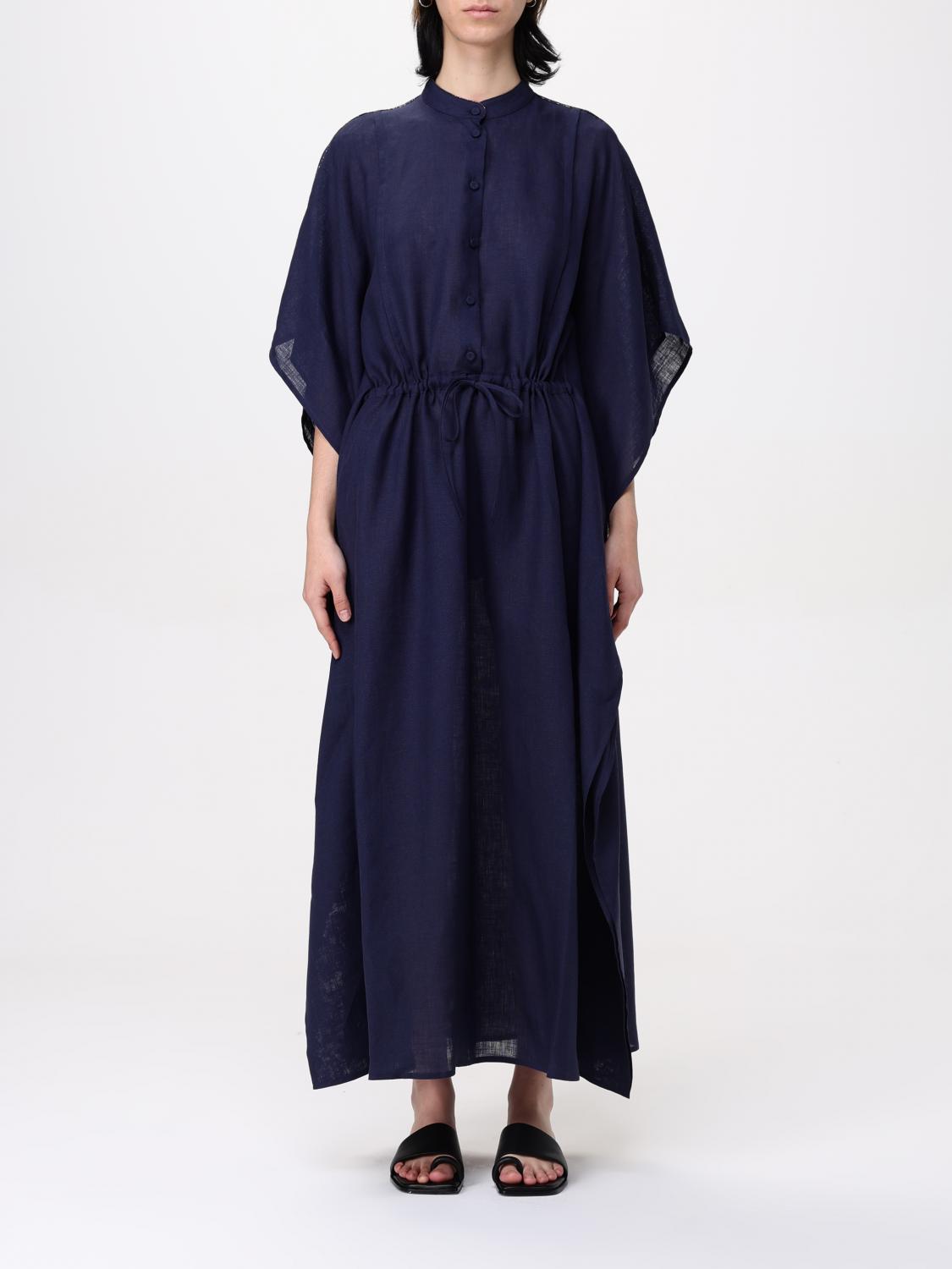 Fabiana Filippi Dress Woman Color Blue In Blue