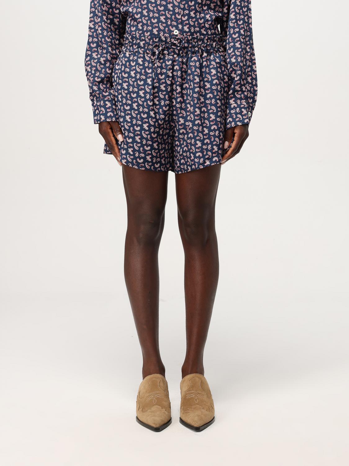 Apc Short A.p.c. Woman Color Blue In 蓝色