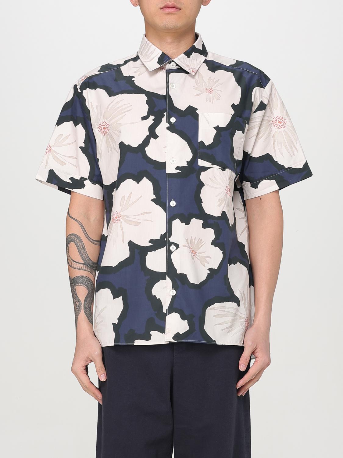 Apc A.p.c. Shirts In Blue