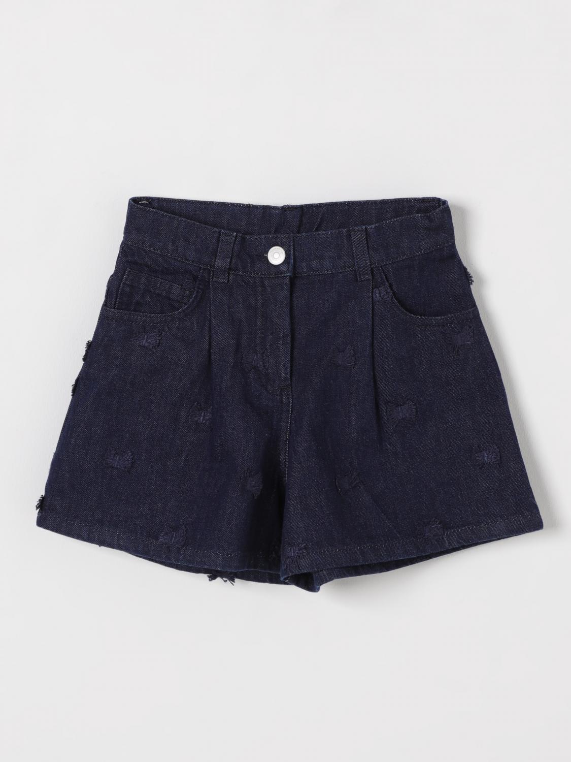 Simonetta Short Kids Color Blue In Blue