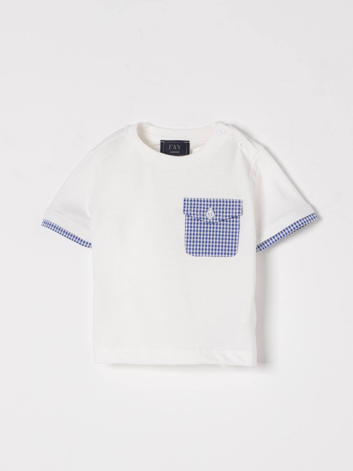 Fay Junior T-shirt  Kids Color Ivory In Ivory