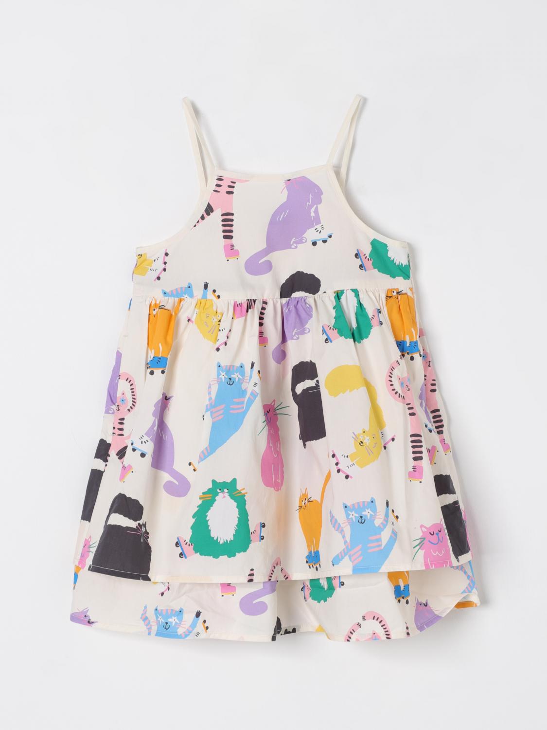 Stella Mccartney Illustration-print Dress In Cream