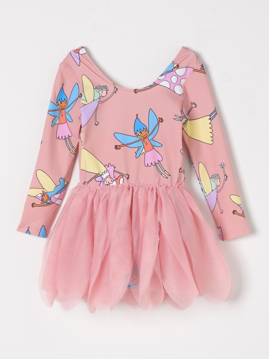 Stella Mccartney Fairy Print Ruffled Dress In Pink