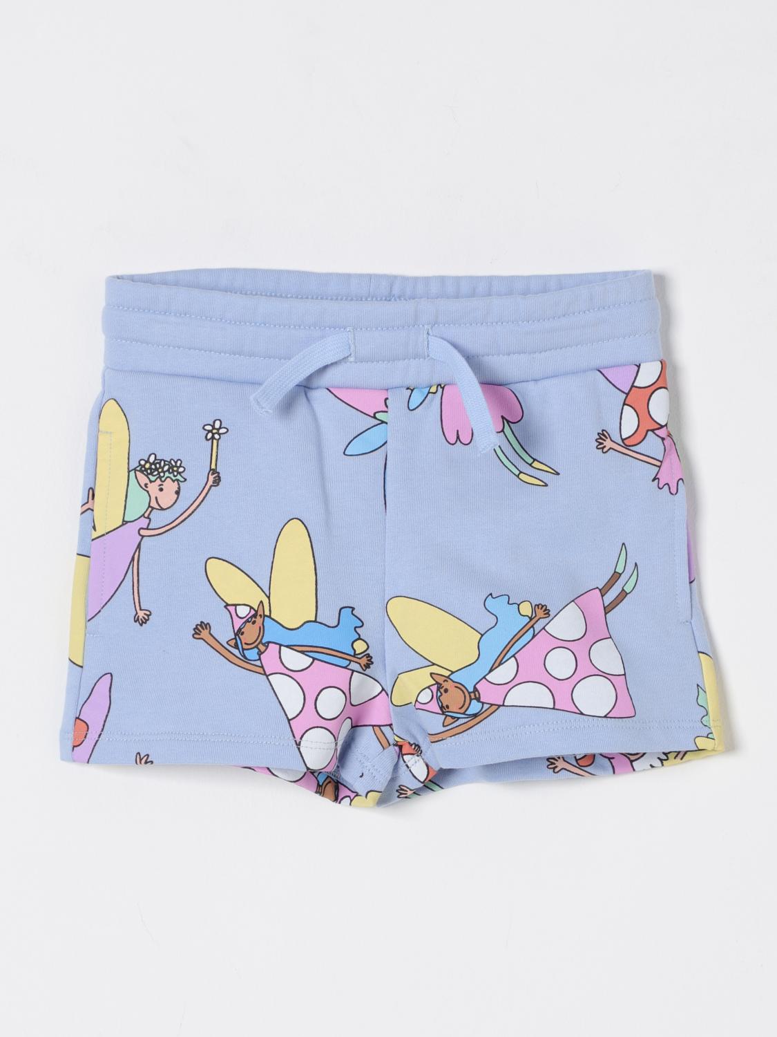 STELLA MCCARTNEY KIDS Shorts Kids color Sky Blue　STELLA MCCARTNEY KIDS ショーツ キッズカラー スカイブルー STELLA