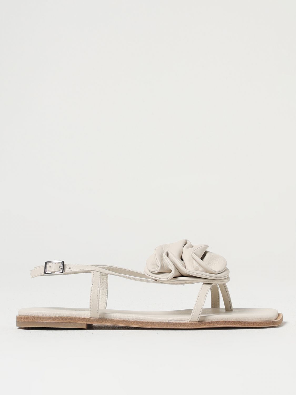 VIC MATIE FLAT SANDALS VIC MATIÉ WOMAN COLOR CREAM 424215078
