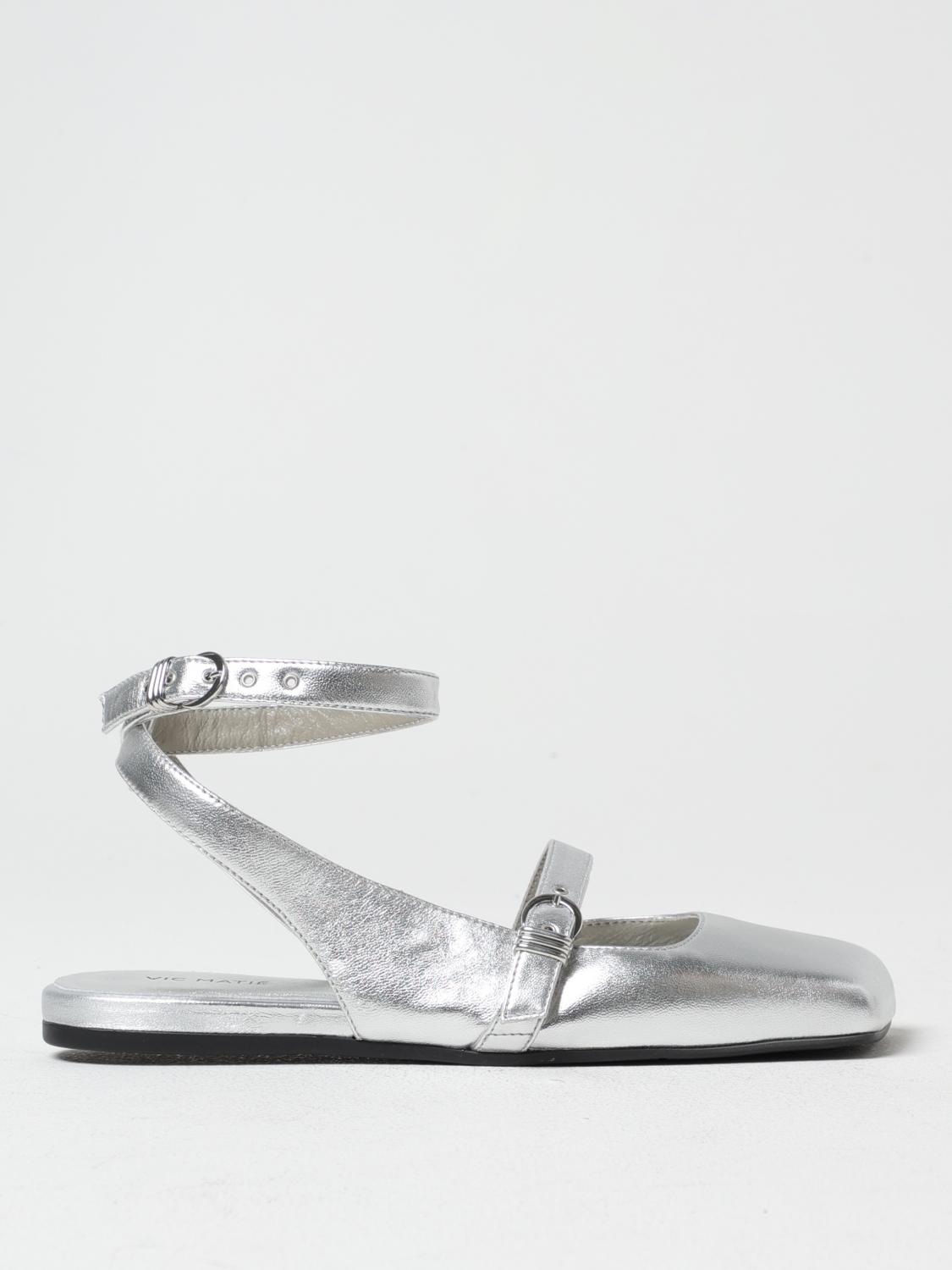 VIC MATIE BALLET FLATS VIC MATIÉ WOMAN COLOR SILVER 424218061