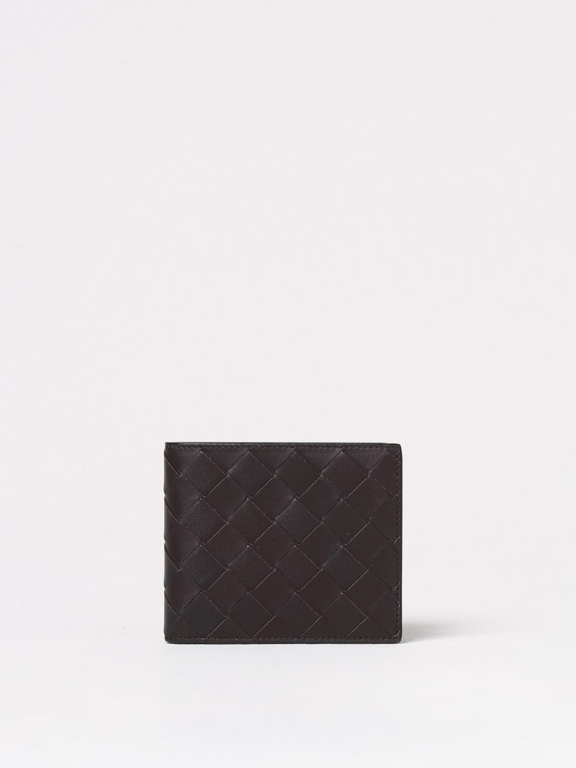 Bottega Veneta Intrecciato Leather Bi-fold Wallet In Brown