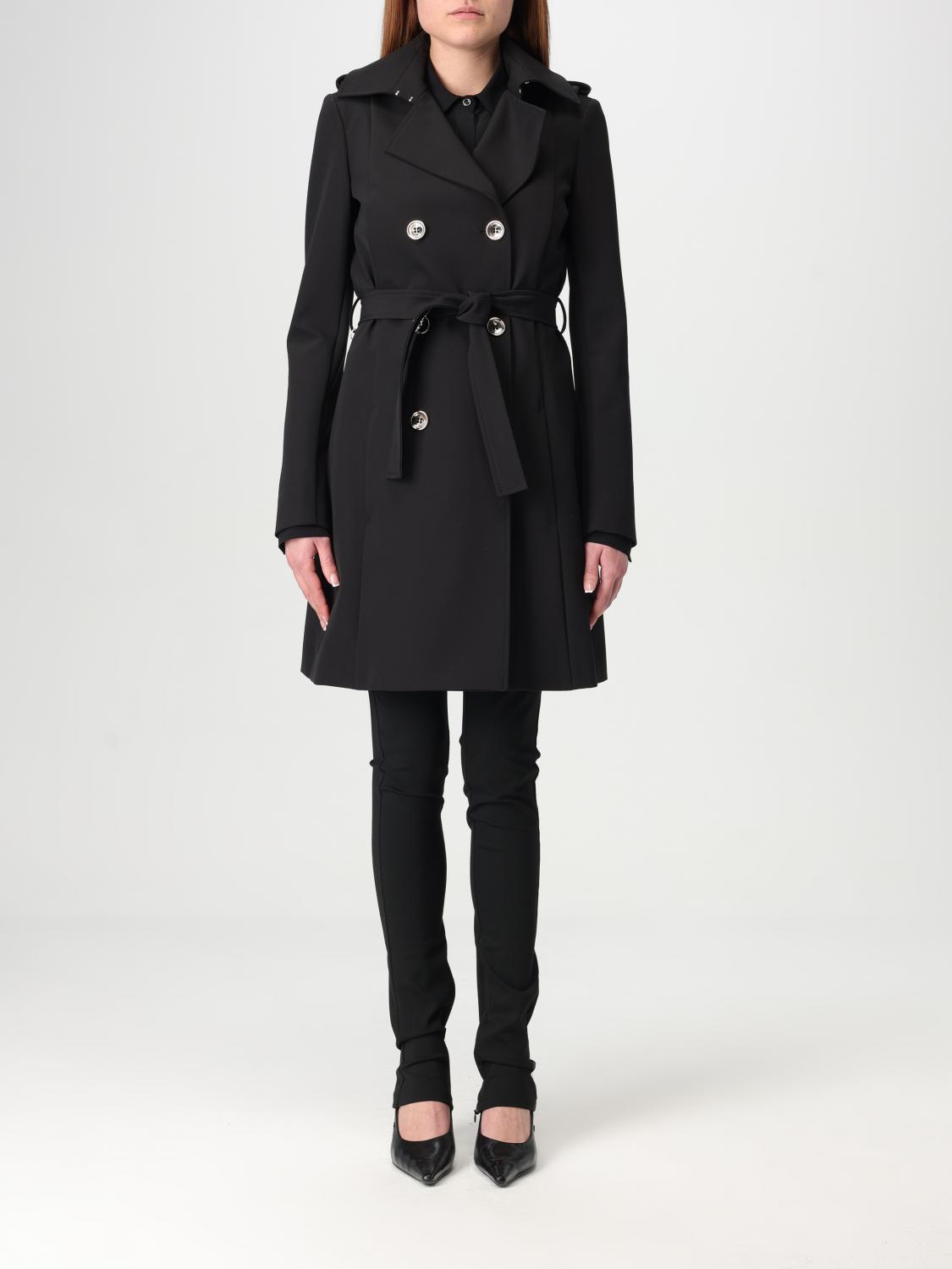 Shop Patrizia Pepe Jacket Woman Color Black