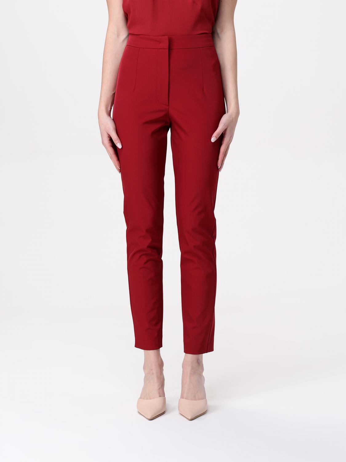 Patrizia Pepe Pants Woman Color Red In Red