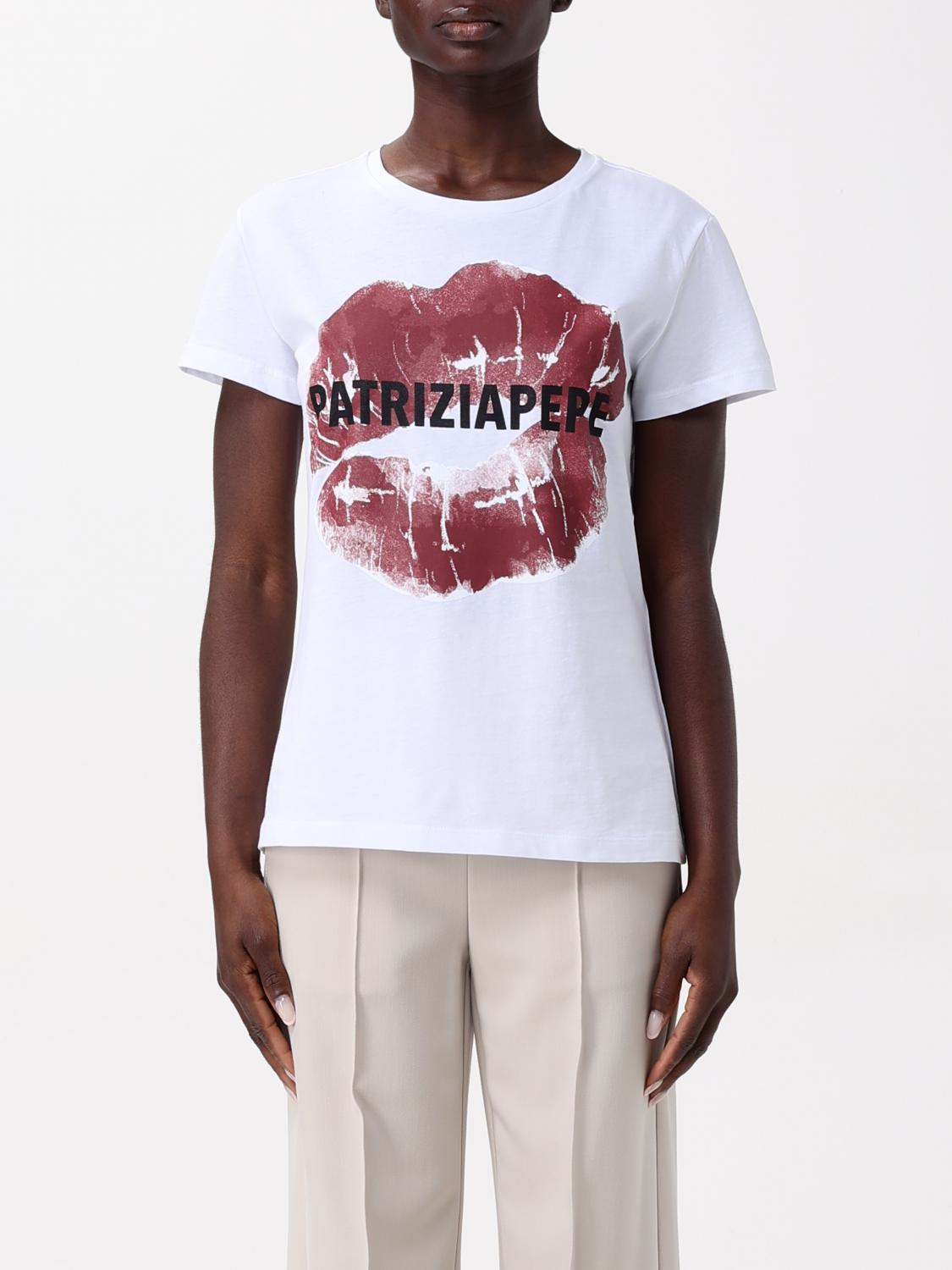 Shop Patrizia Pepe T-shirt Woman Color White