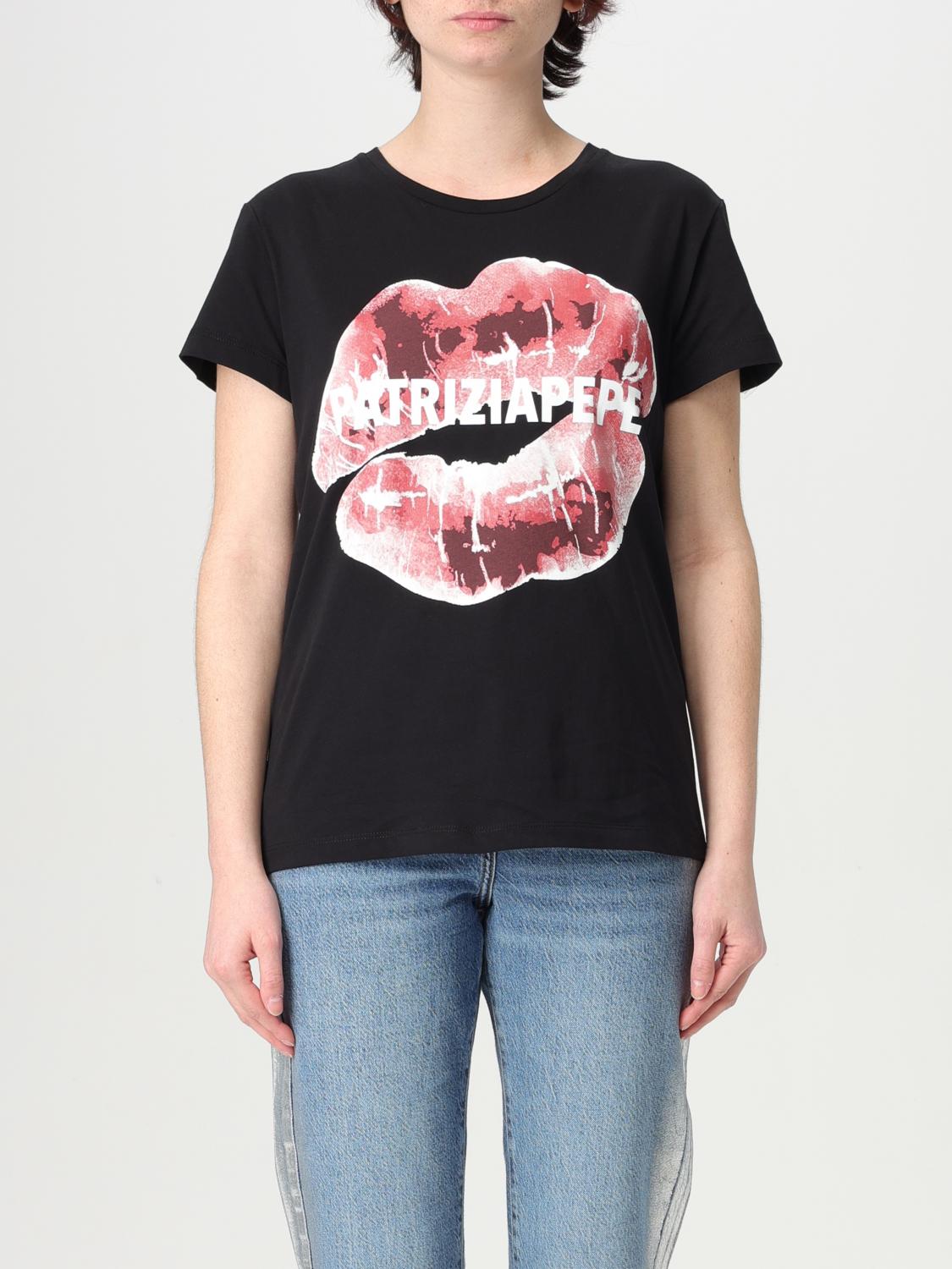 PATRIZIA PEPE T-SHIRT PATRIZIA PEPE WOMAN COLOR BLACK 424337002