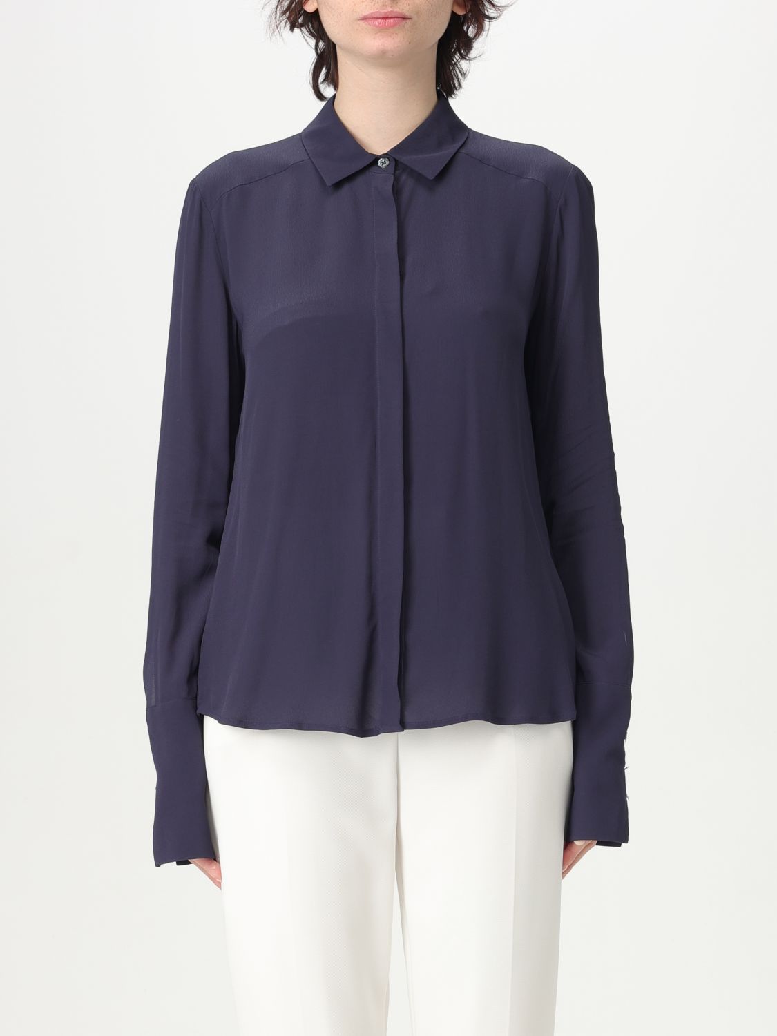 PATRIZIA PEPE SHIRT PATRIZIA PEPE WOMAN COLOR BLUE 424341009