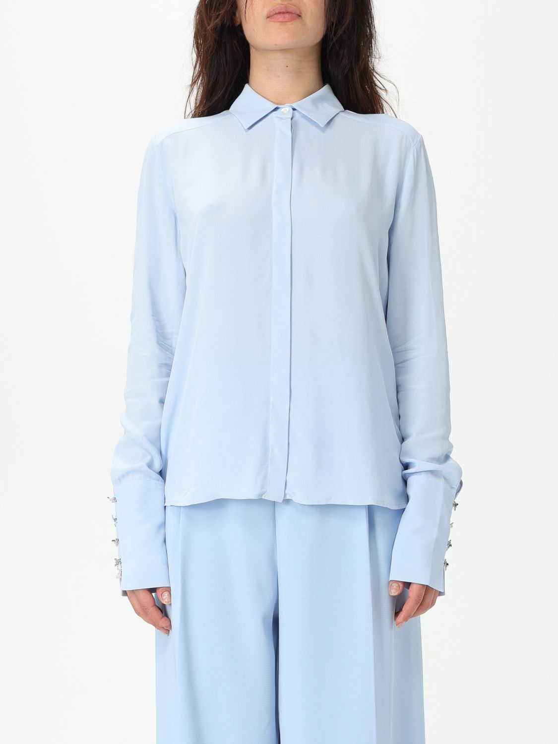 Patrizia Pepe Shirt  Woman Color Sky Blue