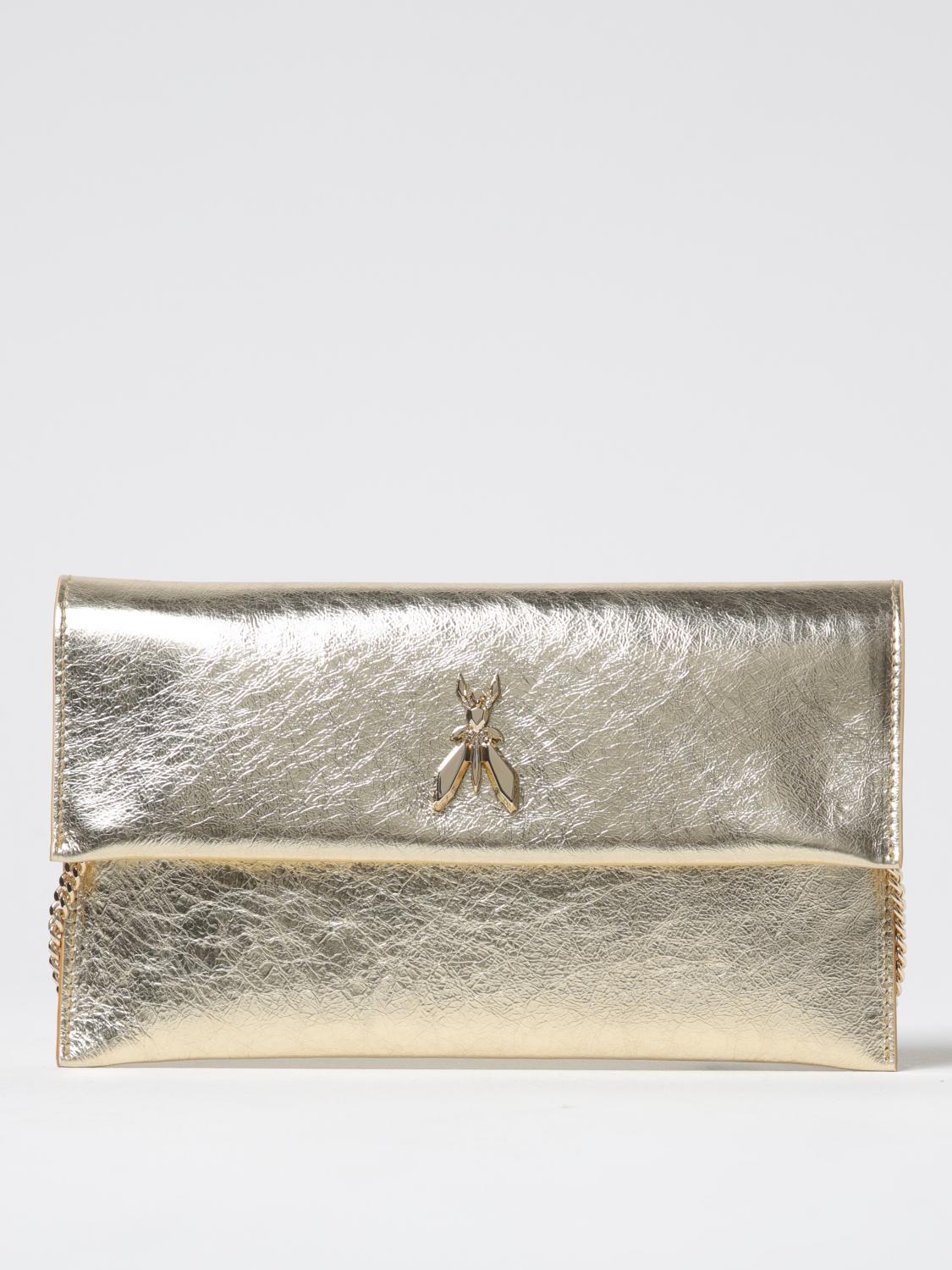 Patrizia Pepe Clutch Woman Color Gold In Gold