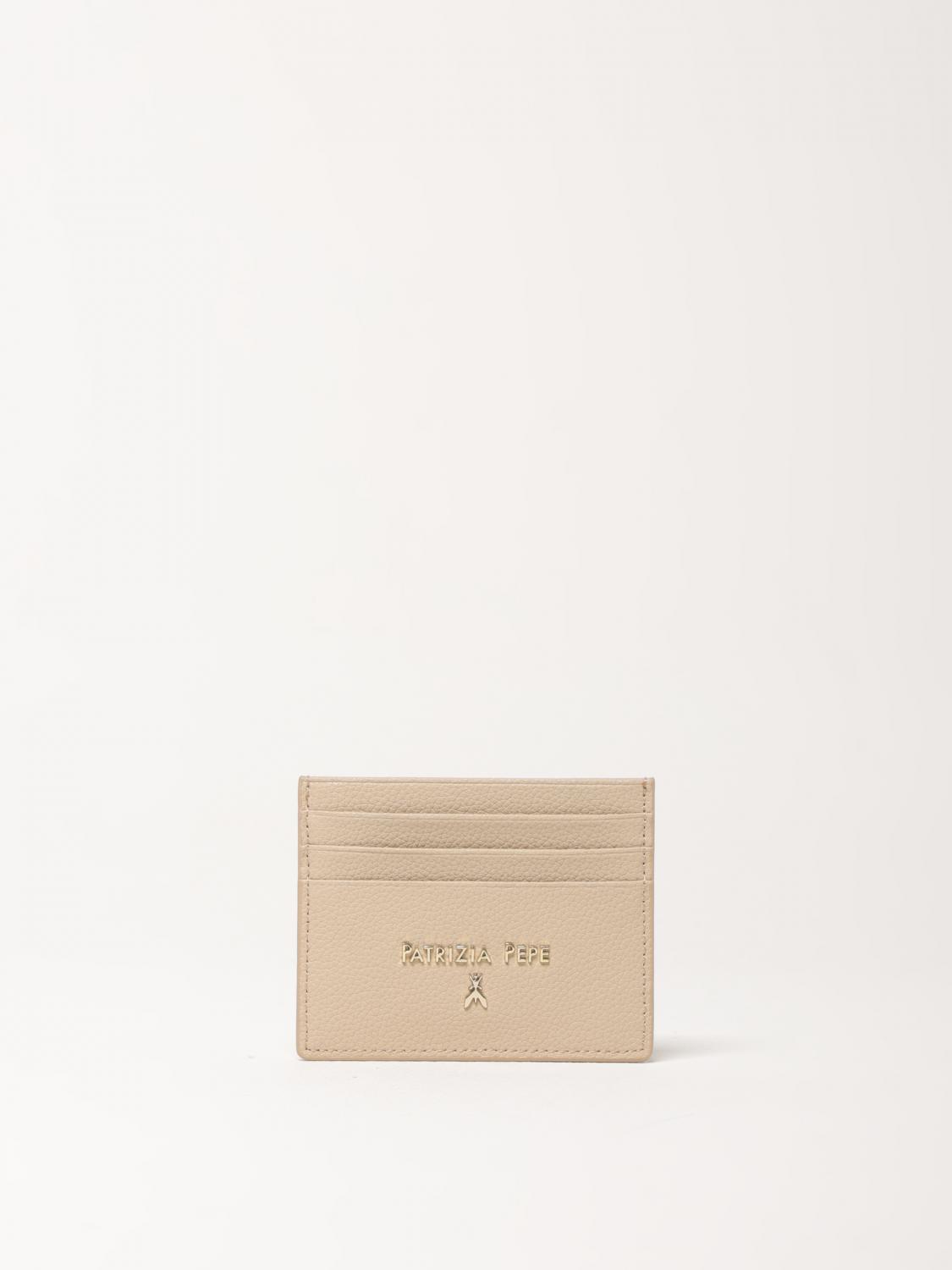 Patrizia Pepe Wallet Woman Color Beige In Beige