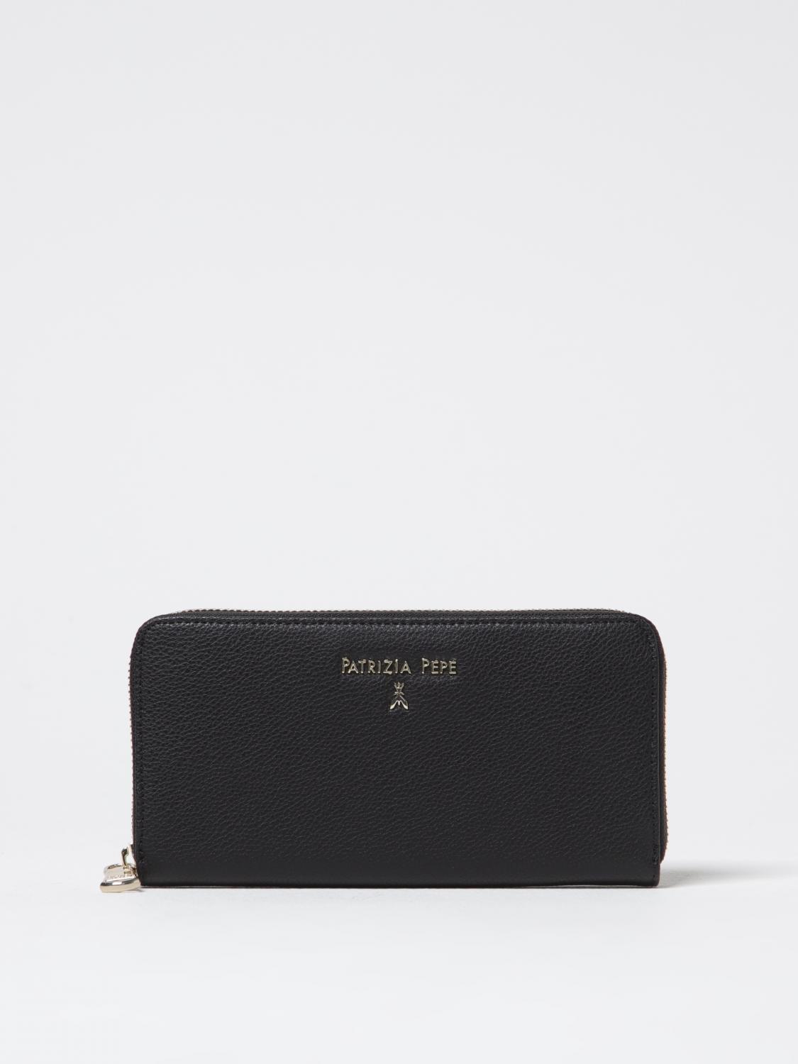 Patrizia Pepe Purse In Textured Leather In Black