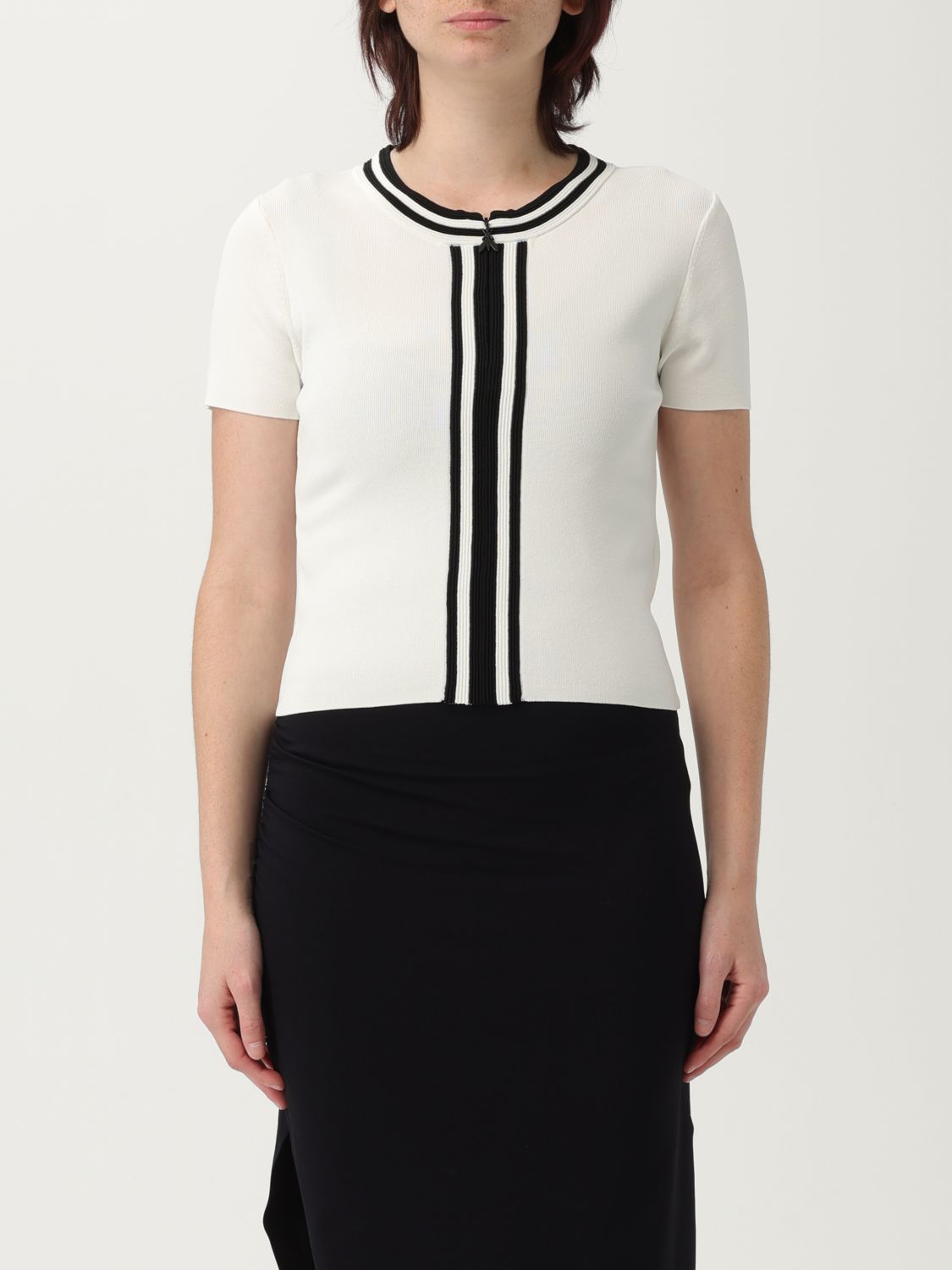 Patrizia Pepe Top In Maglia Con Dettagli A Contrasto In Multi