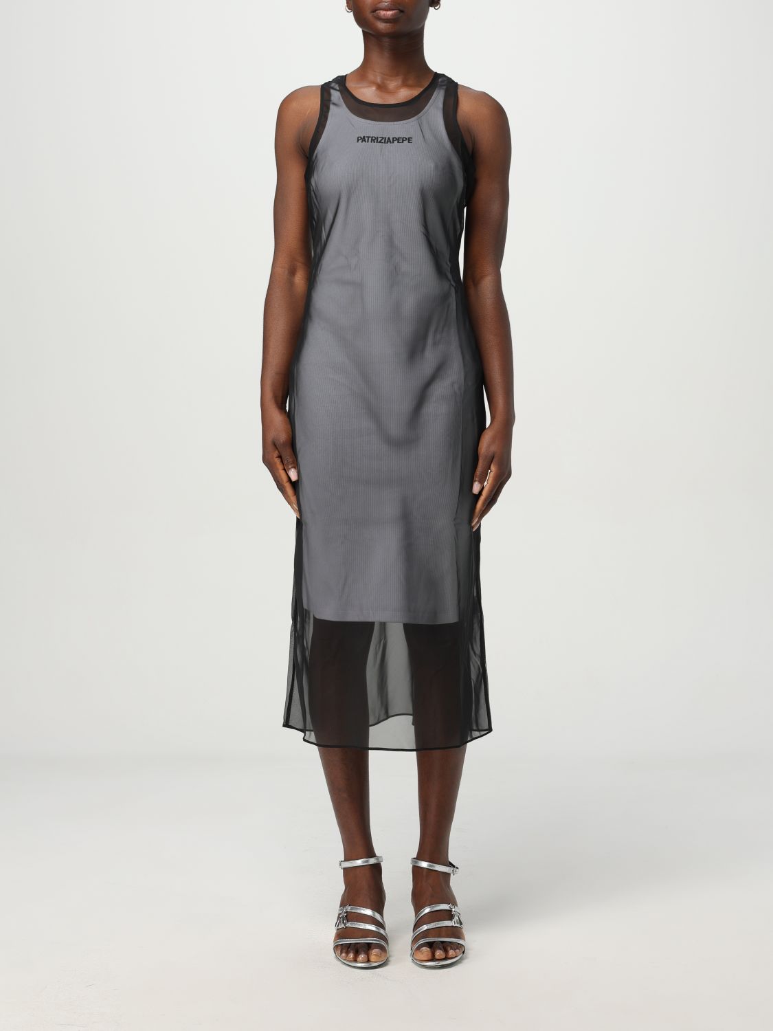 PATRIZIA PEPE DRESS PATRIZIA PEPE WOMAN COLOR BLACK 424405002