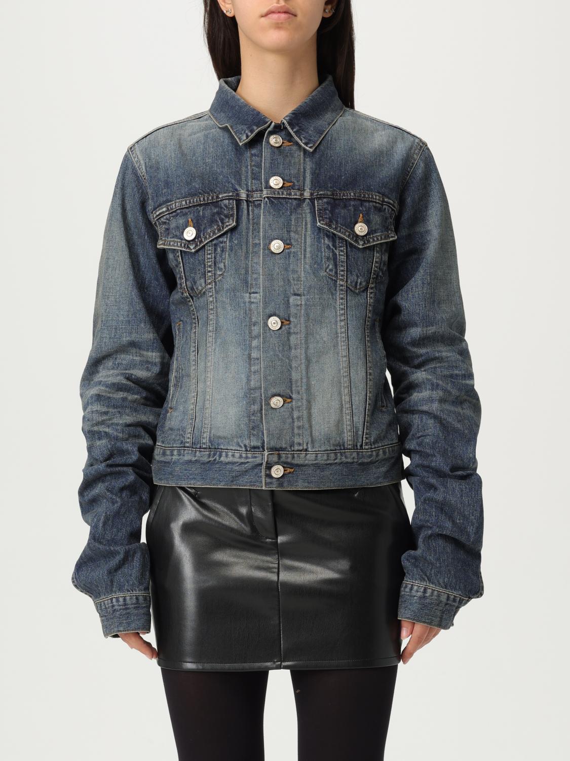 Jacket BALENCIAGA Woman color Denim