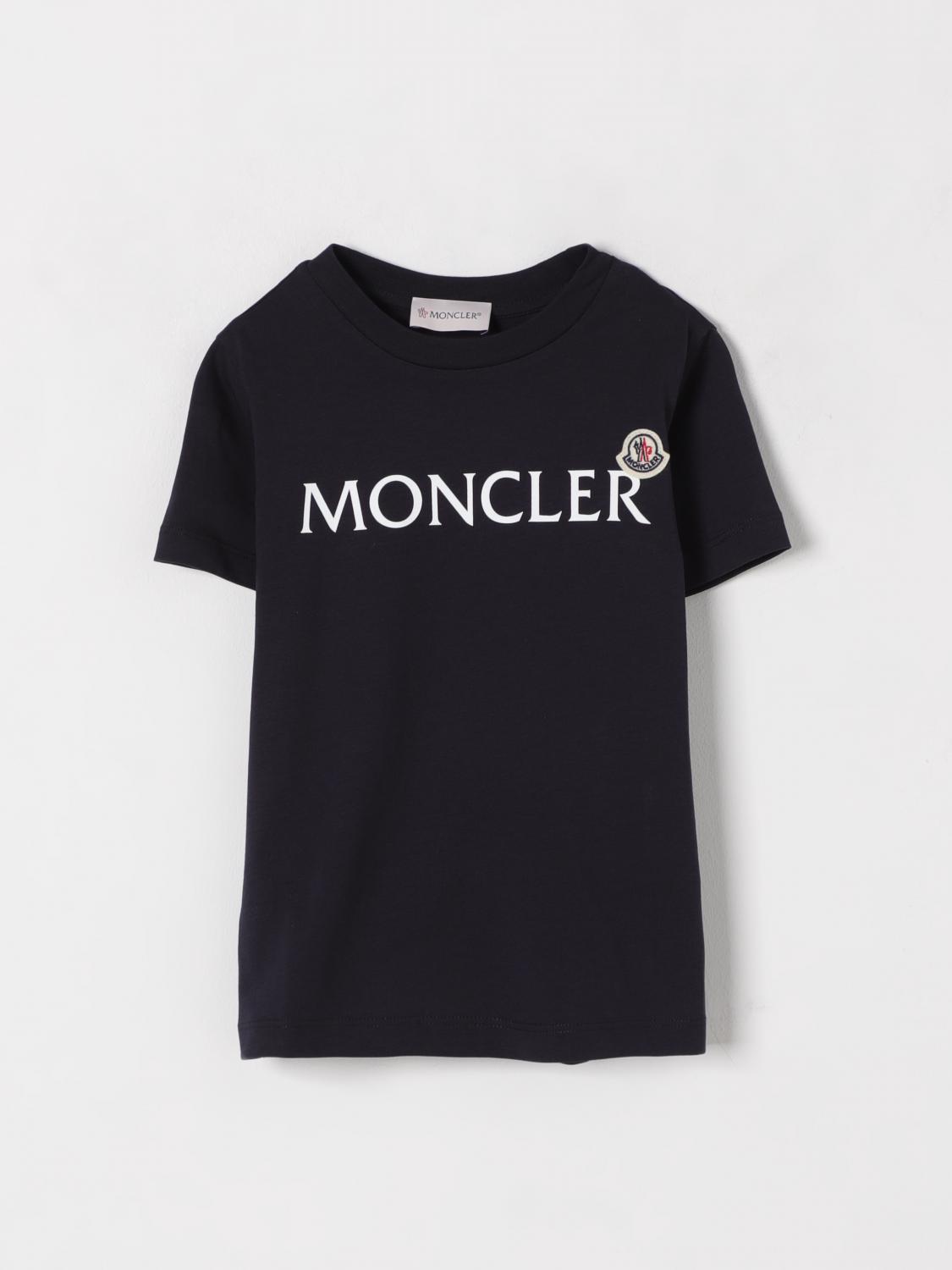 MONCLER T-Shirt Kids color Navy　MONCLER Tシャツ キッズカラー ネイビー MONCLER