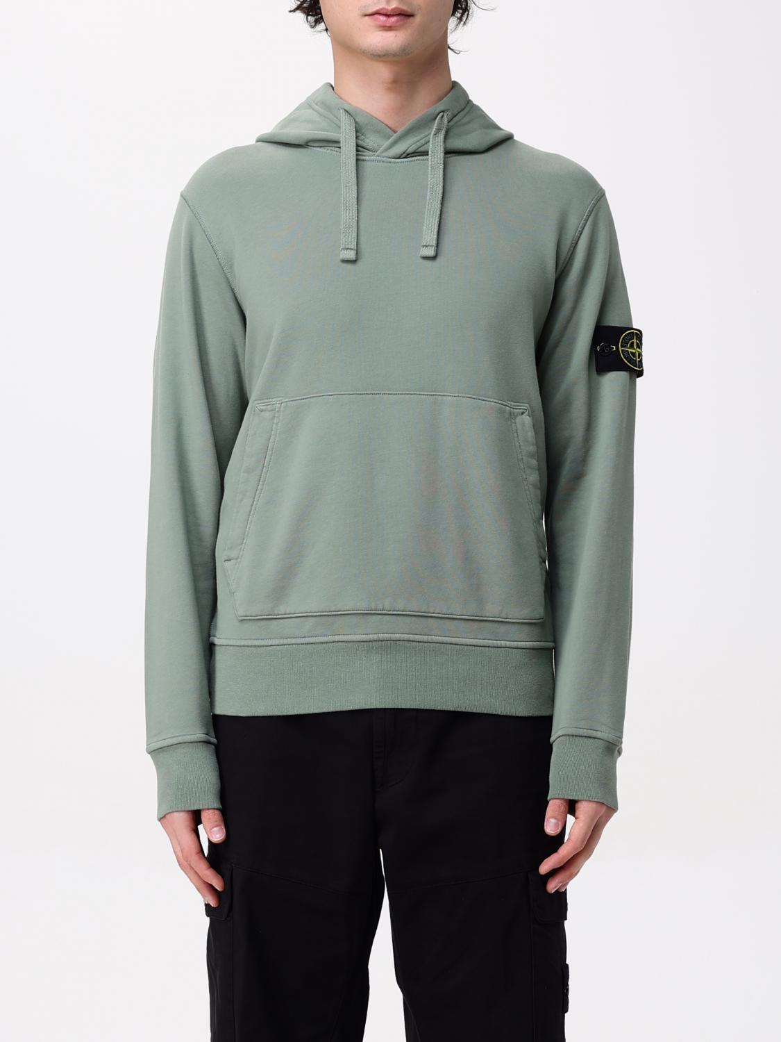 Stone Island Hoodie In Green