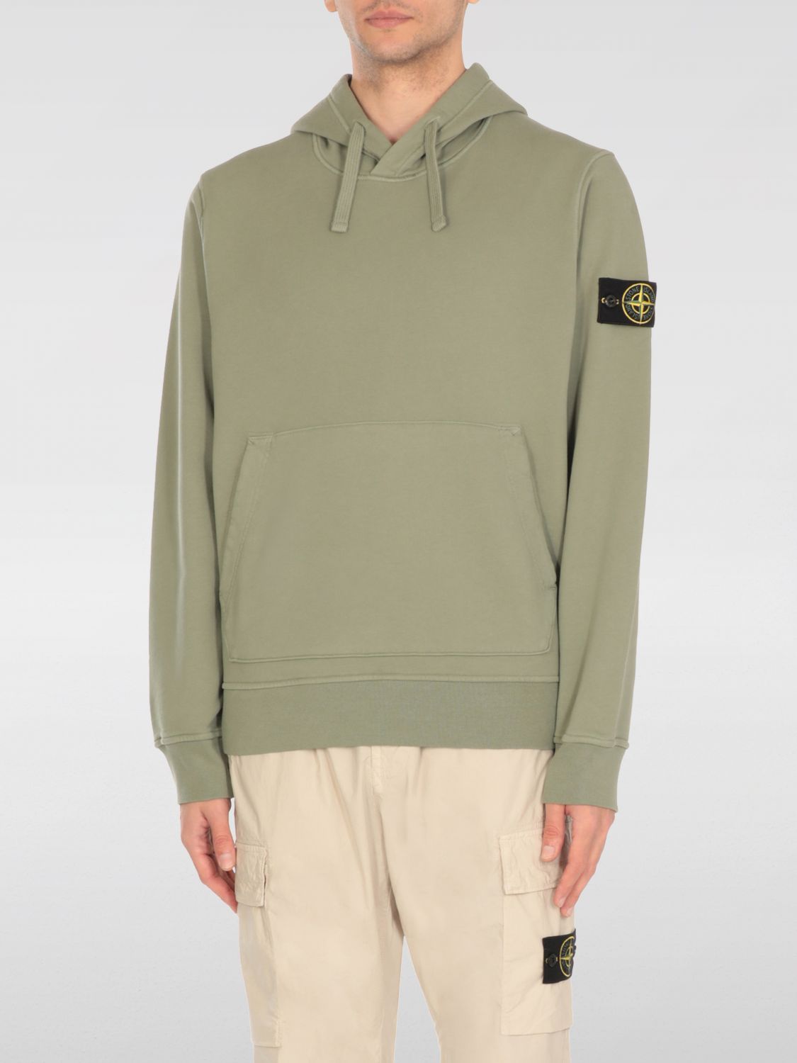 Stone Island Sweatshirt  Men Color Acid Green