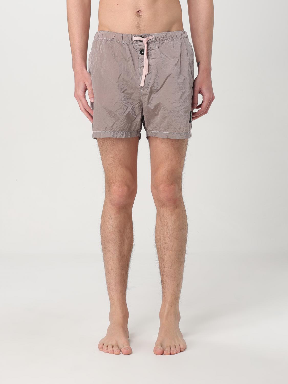 Stone Island Swimsuit Men Color Pink In Pink