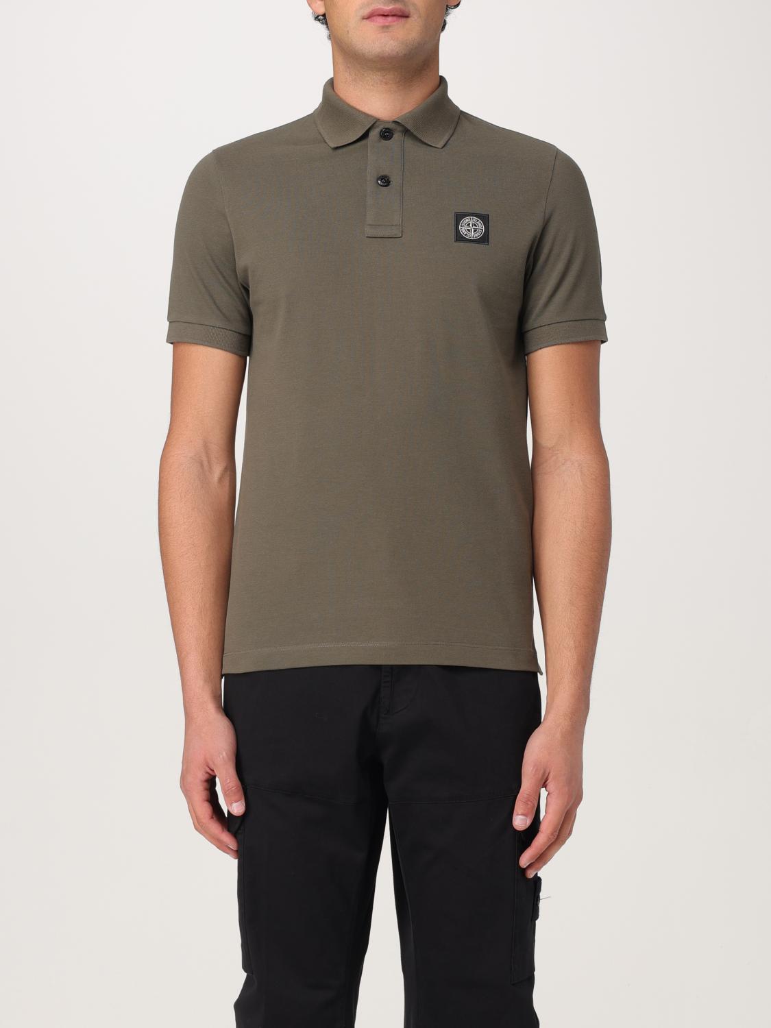 Stone Island Polo Shirt  Men Color Military In Military
