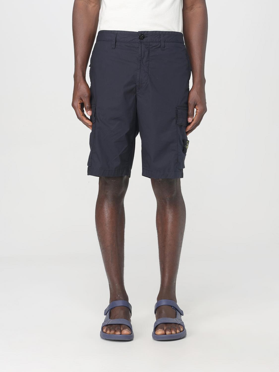 Stone Island Short  Men Color Blue In Blue